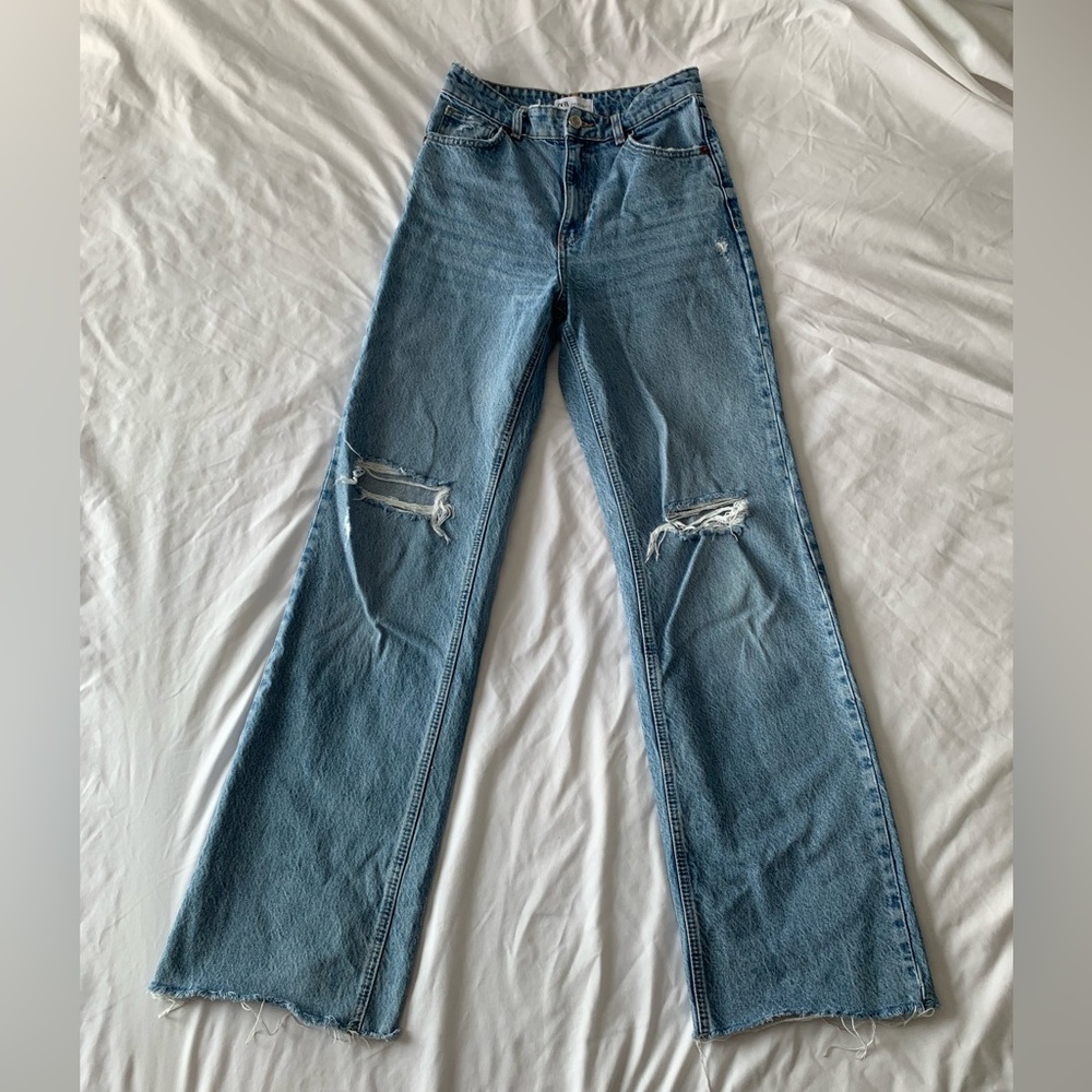 Zara wide leg jeans